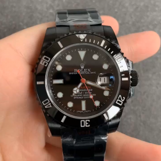 【Super Clone】Rolex Submariner Blaken Black PVD/DLC Coated Stainless Steel 40mm 116610LN