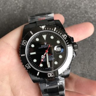 【Super Clone】Rolex Submariner Blaken Black PVD/DLC Coated Stainless Steel 40mm 116610LN