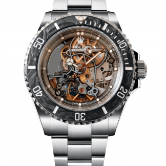 【Super Clone】Rolex Submariner 114060 Skeleton Artisans de Geneve Andrea Pirlo Project 40mm
