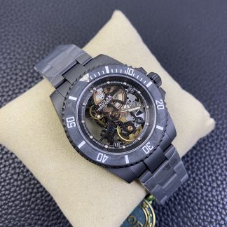 【Super Clone】Rolex Submariner Black PVD Andrea Pirlo Project 114060 Skeleton Dial 40mm