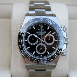 【Super Clone】Rolex Daytona 40mm Stainless Steel Black Dial  m126500ln-0002