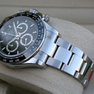 【Super Clone】Rolex Daytona 40mm Stainless Steel Black Dial  m126500ln-0002