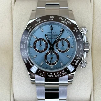 【Super Clone】Rolex Daytona 40mm Platinum Ice Blue Dial  m126506-0001