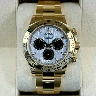 【Super Clone】Rolex Daytona 40mm 116508 Yellow Gold Meteorite Dia!