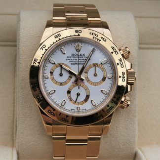 【Super Clone】Rolex Daytona Yellow Gold / White / Oyster m126508-0001