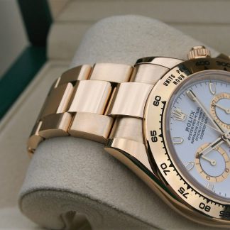 【Super Clone】Rolex Daytona Yellow Gold / White / Oyster m126508-0001