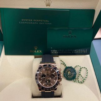 【Super Clone】Rolex Cosmograph Daytona  40mm Chocolate Dial Rose Gold  m126515LN-0010