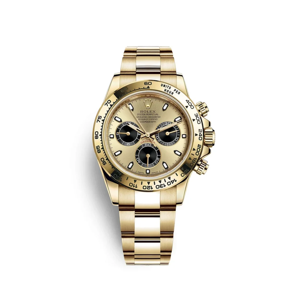【Super Clone】Rolex Daytona Yellow Gold / Champagne / Oyster m126508-0006
