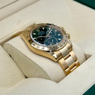 【Super Clone】Rolex Daytona "John Mayer"40mm 116508 Yellow Gold Green Dial