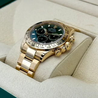 【Super Clone】Rolex Daytona "John Mayer"40mm 116508 Yellow Gold Green Dial