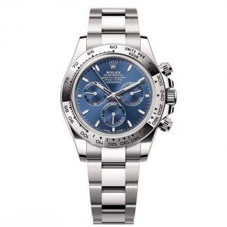 【Super Clone】Rolex Daytona White Gold/Brilliant Blue/Diamond/Oyster  m126509-0005