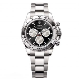 【Super Clone】ROLEX Daytona White Gold/Black/Oyster m126509-0001