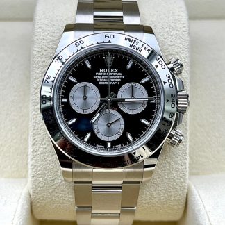 【Super Clone】ROLEX Daytona White Gold/Black/Oyster m126509-0001