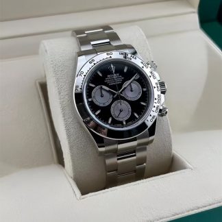 【Super Clone】ROLEX Daytona White Gold/Black/Oyster m126509-0001