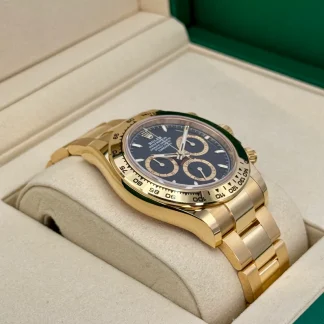 【Super Clone】Rolex Daytona Yellow Gold / Black  m126508-0004