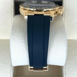 【Super Clone】Rolex Daytona Yellow Gold / Ceramic / Black / Oysterflex  m126518ln-0008