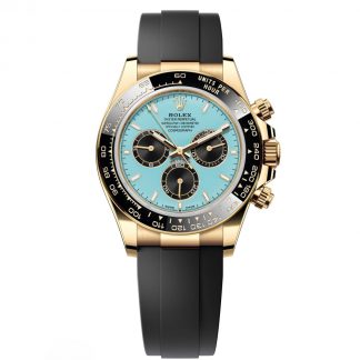 【Super Clone】Rolex Cosmograph Daytona Oyster, 40 mm,Blue, yellow gold Reference m126518ln-0014