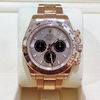 【Super Clone】Rolex Daytona 40mm RoseGold sundust Dial m126505-0003