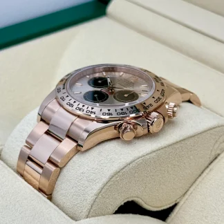【Super Clone】Rolex Daytona 40mm RoseGold sundust Dial m126505-0003