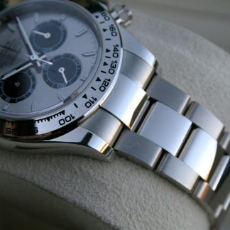 【Super Clone】Rolex Daytona 40 White Gold /Silvered/Black /Oyster  m126509-0003