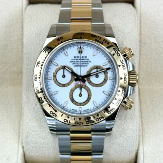 【Super Clone】Rolex Daytona 40mm Two-Tone white Dial  m126503-0001