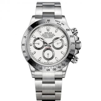 【Super Clone】Rolex Daytona 116520 White Dial Stainless steel Mens Watch