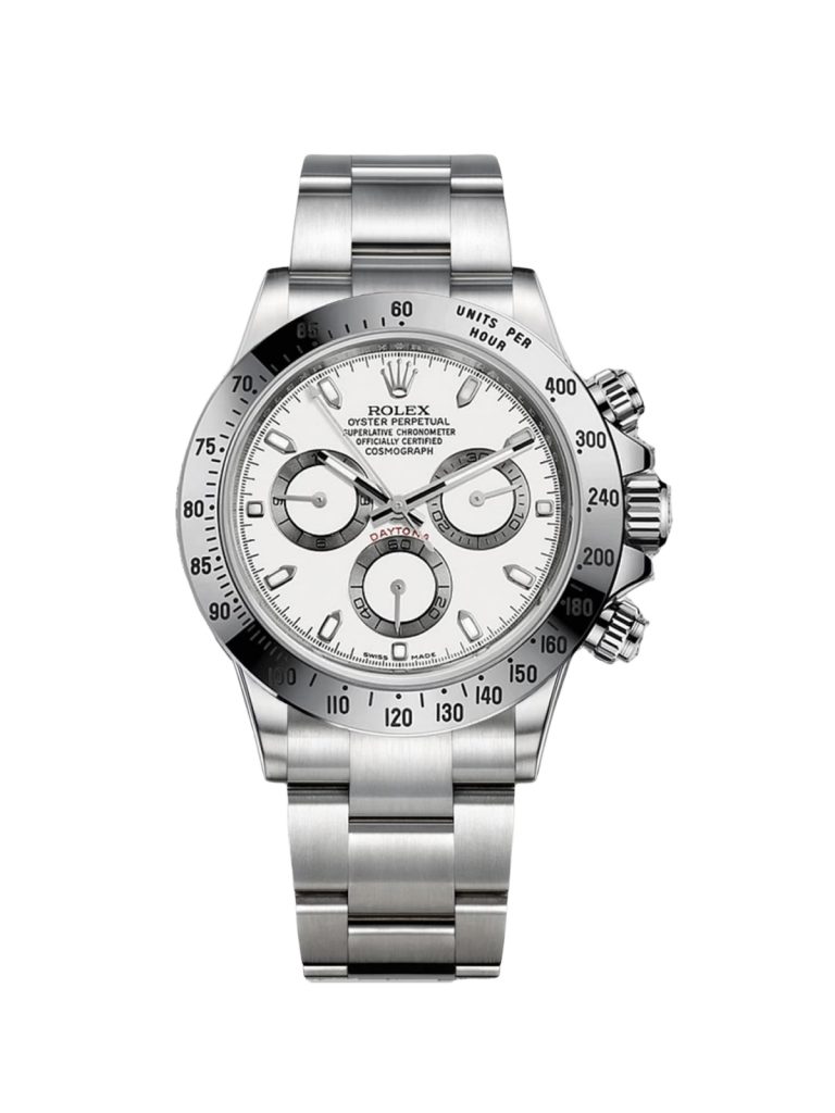 【Super Clone】Rolex Daytona 116520 White Dial Stainless steel Mens Watch