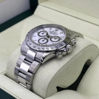 【Super Clone】Rolex Daytona 116520 White Dial Stainless steel Mens Watch
