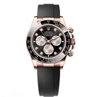 【Super Clone】Rolex Cosmograph Daytona Rose Gold Diamonds Men's Watch m126515ln-0004