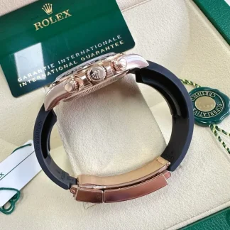 【Super Clone】Rolex Cosmograph Daytona Rose Gold Diamonds Men's Watch m126515ln-0004