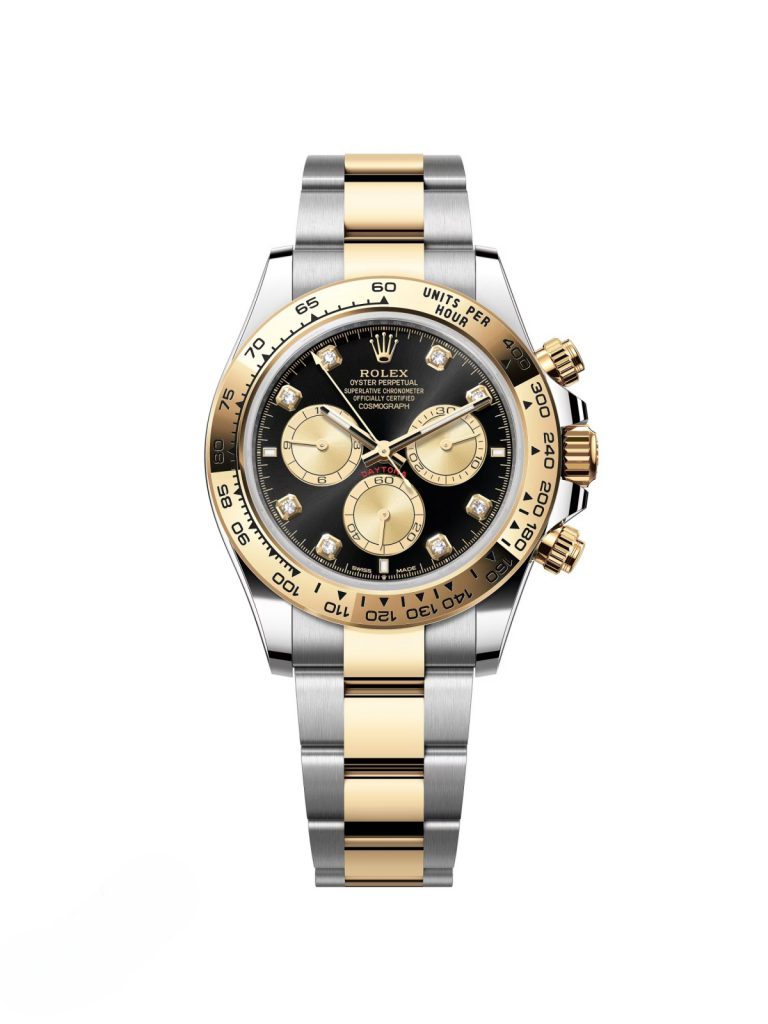 【Super Clone】Rolex Daytona 40mm Two-Tone Black Diamond Dial  m126503-0002
