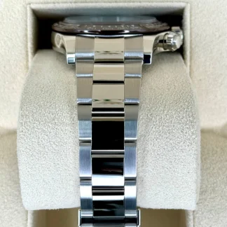 【Super Clone】Rolex Daytona 40mm Platinum Ice Blue Diamond Baguette Dial  m116506