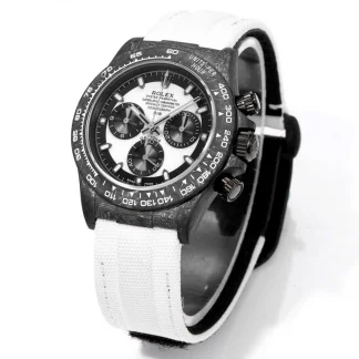 【Super Clone】Rolex Daytona Choronograph DIW Cream Carbon 40mm Replica 1:1 – Top Quality Version