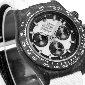【Super Clone】Rolex Daytona Choronograph DIW Cream Carbon 40mm Replica 1:1 – Top Quality Version