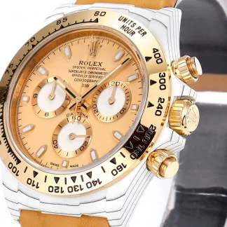 【Super Clone】Rolex Cosmograph Daytona DIW Golden Essence 40mm Replica 1:1 – Top Quality Version
