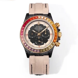 【Super Clone】Rolex Oyster Perpetual Cosmograph Daytona Rainbow 116595RBOW 40mm Replica 1:1 – Top Quality Version