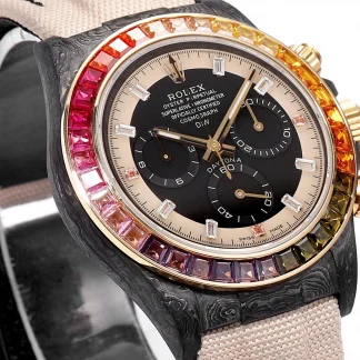 【Super Clone】Rolex Oyster Perpetual Cosmograph Daytona Rainbow 116595RBOW 40mm Replica 1:1 – Top Quality Version
