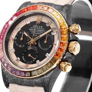 【Super Clone】Rolex Oyster Perpetual Cosmograph Daytona Rainbow 116595RBOW 40mm Replica 1:1 – Top Quality Version
