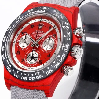 【Super Clone】Rolex Daytona DIW Carbon AVIA Red 40mm Replica 1:1 – Top Quality Version