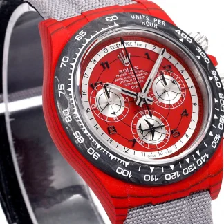 【Super Clone】Rolex Daytona DIW Carbon AVIA Red 40mm Replica 1:1 – Top Quality Version