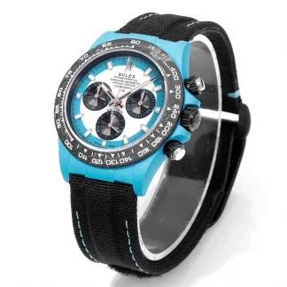 【Super Clone】Rolex Daytona DIW Carbon Tifany “CELESTE INVERT” 40mm Replica 1:1 – Top Quality Version