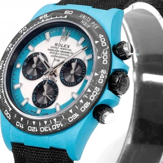 【Super Clone】Rolex Daytona DIW Carbon Tifany “CELESTE INVERT” 40mm Replica 1:1 – Top Quality Version
