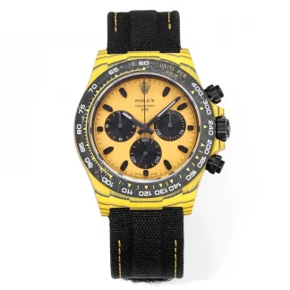 【Super Clone】Rolex Daytona DIW Carbon Yellow “BUMBLEBEE” 40mm Replica 1:1 – Top Quality Version