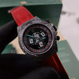 【Super Clone】Rolex Daytona DIW Carbon Lucky Player Casino Super Clone Swiss Replica Watch | Custom Made Limited Edition | 4130 Swiss Movement