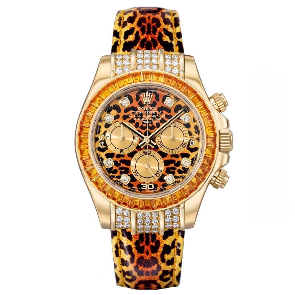 【Super Clone】Rolex Cosmograph Daytona Diamond Dial Men's Watch 116598SACO