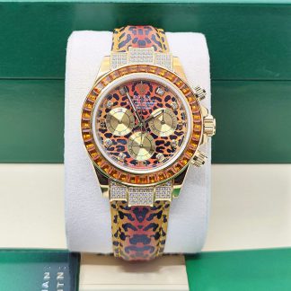 【Super Clone】Rolex Cosmograph Daytona Diamond Dial Men's Watch 116598SACO