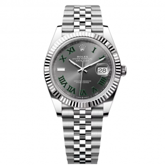 【Super Clone】RLX  Datejust 41mm 126334 Slate Roman Jubilee Stainless Steel Mens Watch