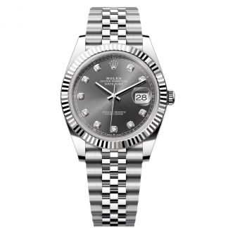 【Super Clone】RLX  Datejust 41mm 126334 Slate Diamond Jubilee Stainless Steel