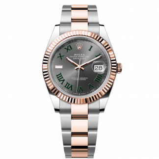 【Super Clone】RLX Datejust 41mm 126331 Oyster Band Steel and Everose Gold Men’s Watch