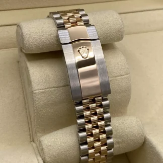 【Super Clone】RLX Datejust 41mm 126301 Chocolate Diamond Jubilee Steel and Everose Gold Watch